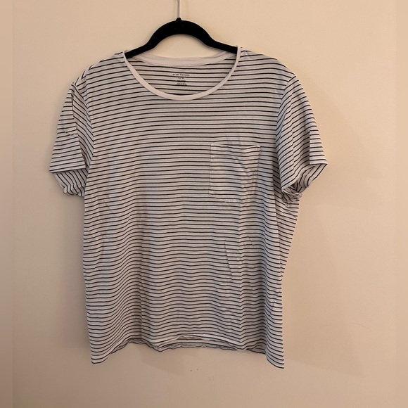 Club Monaco T shirt Black Stripes - Picture 1 of 3